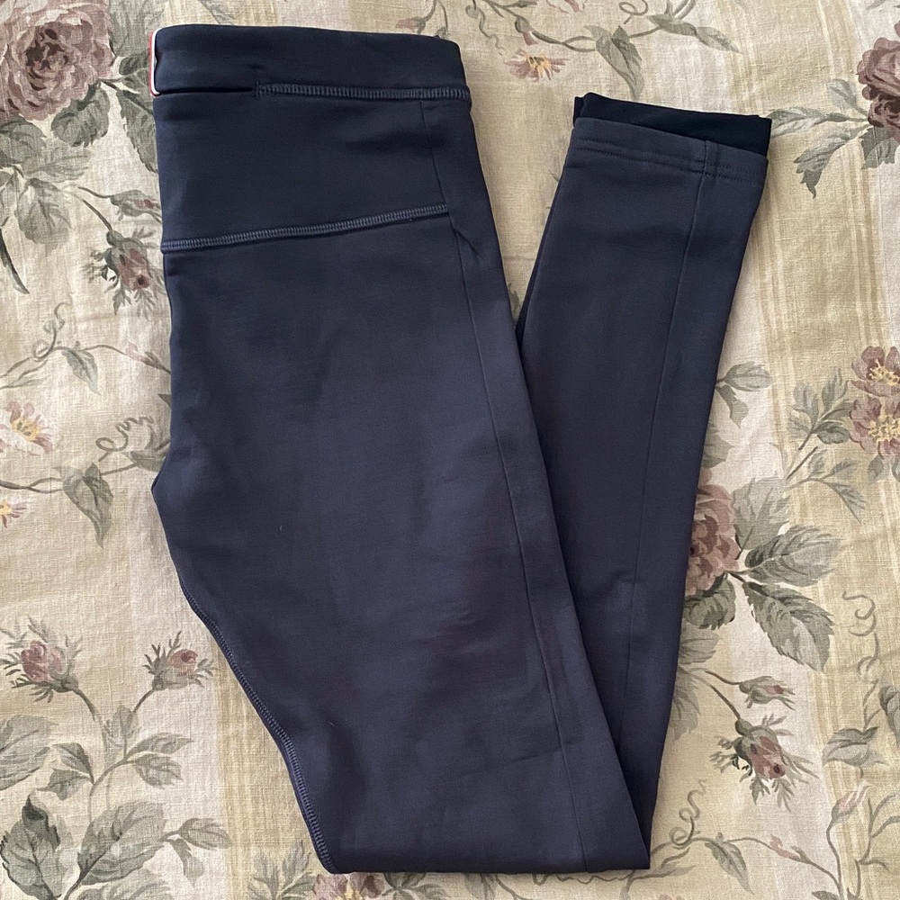 Women's Navy High-Waist Performance Leggings